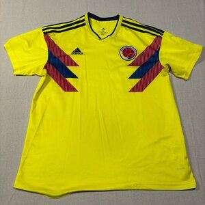 Adidas Federacion Columbia De Futbol 2018 WORLD CUP Soccer Jersey Futbol Mens XL